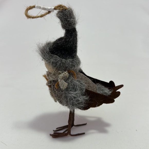 Lot 4 Christmas Holiday Ornaments Feather & Or Twigs Decorations Used - Picture 9 of 12